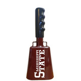 10-3/8" from bottom of bell to top of welded handle
4" wide at the bottom of the cowbell
2-3/8" deep at the bottom of the cowbell
5-1/2" handle length
Smooth, comfortable, vinyl grip
Durable powder coated paint