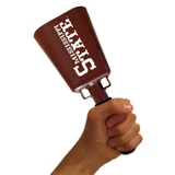 This cowbell is the most popular size for adults (men & women).  At exactly 1.3 lbs., it's easy to ring and makes a GREAT sound.