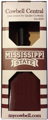 10" maroon Mississippi State cowbell |  1985 style