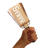 This cowbell is the most popular size for adults (men & women).  At exactly 1.3 lbs., it's easy to ring and makes a GREAT sound.