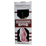 Display box for Mississippi State licensed cowbells.