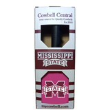 10" pink Mississippi State cowbell with M-State