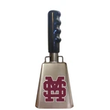 10-3/8" from bottom of bell to top of welded handle
4" wide at the bottom of the cowbell
2-3/8" deep at the bottom of the cowbell
5-1/2" handle length
Smooth, comfortable, vinyl grip
Durable powder coated paint