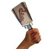 This cowbell is the most popular size for adults (men & women).  At exactly 1.3 lbs., it's easy to ring and makes a GREAT sound.