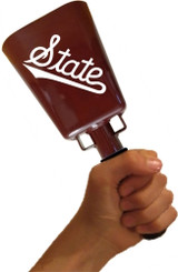 This cowbell is the most popular size for adults (men & women).  At exactly 1.2 lbs., it's easy to ring and makes a GREAT sound.