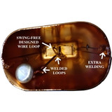 10" COPPER-PLATED Mississippi State cowbell | Script "State"