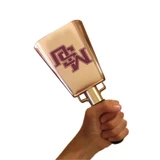 This cowbell is the most popular size for adults (men & women).  At exactly 1.3 lbs., it's easy to ring and makes a GREAT sound.