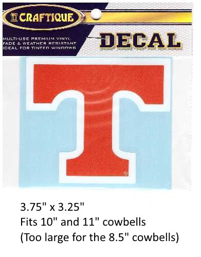 Tennessee Vols Vinyl Sticker Decal - Multiple Sizes - For Cornhole, Bumpers, Laptops