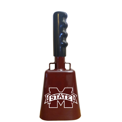 10-3/8" from bottom of bell to top of welded handle
4" wide at the bottom of the cowbell
2-3/8" deep at the bottom of the cowbell
5-1/2" handle length
Smooth, comfortable, vinyl grip
Durable powder coated paint