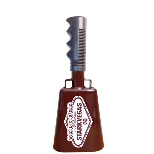 10-3/8" from bottom of bell to top of welded handle
4" wide at the bottom of the cowbell
2-3/8" deep at the bottom of the cowbell
5-1/2" handle length
Smooth, comfortable, vinyl grip
Durable powder coated paint