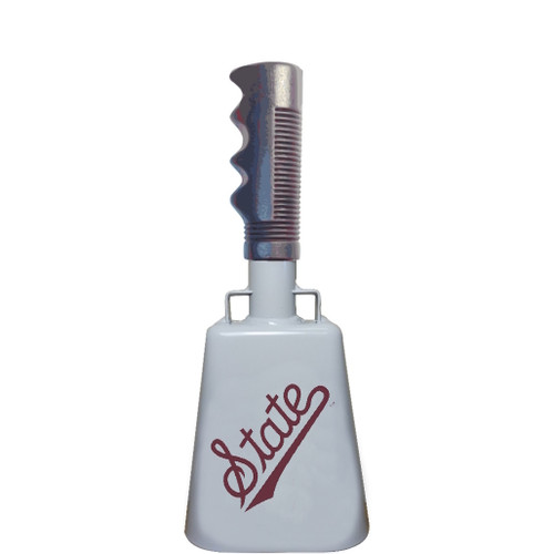 10-3/8" from bottom of bell to top of welded handle
4" wide at the bottom of the cowbell
2-3/8" deep at the bottom of the cowbell
5-1/2" handle length
Smooth, comfortable, vinyl grip
Durable powder coated paint