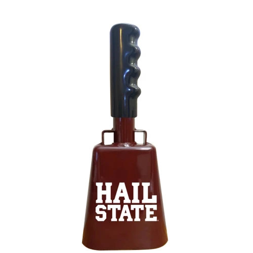 10-3/8" from bottom of bell to top of welded handle
4" wide at the bottom of the cowbell
2-3/8" deep at the bottom of the cowbell
5-1/2" handle length
Smooth, comfortable, vinyl grip
Durable powder coated paint