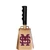 A beautiful, shiny copper-plated licensed Mississippi State cowbell.  "M over S" logo  on 1 side.  Excellent sound.  Excellent durability.  Excellent gift for Mississippi State fans.