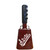 10-3/8" from bottom of bell to top of welded handle
4" wide at the bottom of the cowbell
2-3/8" deep at the bottom of the cowbell
5-1/2" handle length
Smooth, comfortable, vinyl grip
Durable powder coated paint