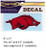 Arkansas Razorbacks Decal