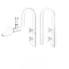 Nature Aquarium 17mm Nano Glass Lily Pipe Set with Skimmer (17mm/Nano/Lily/Glass/18cm)
