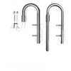 17mm Stainless Steel & Glass Jet Pipe Set with Surface Skimmer (17mm/Jet/Stainless & Glass/23cm) 