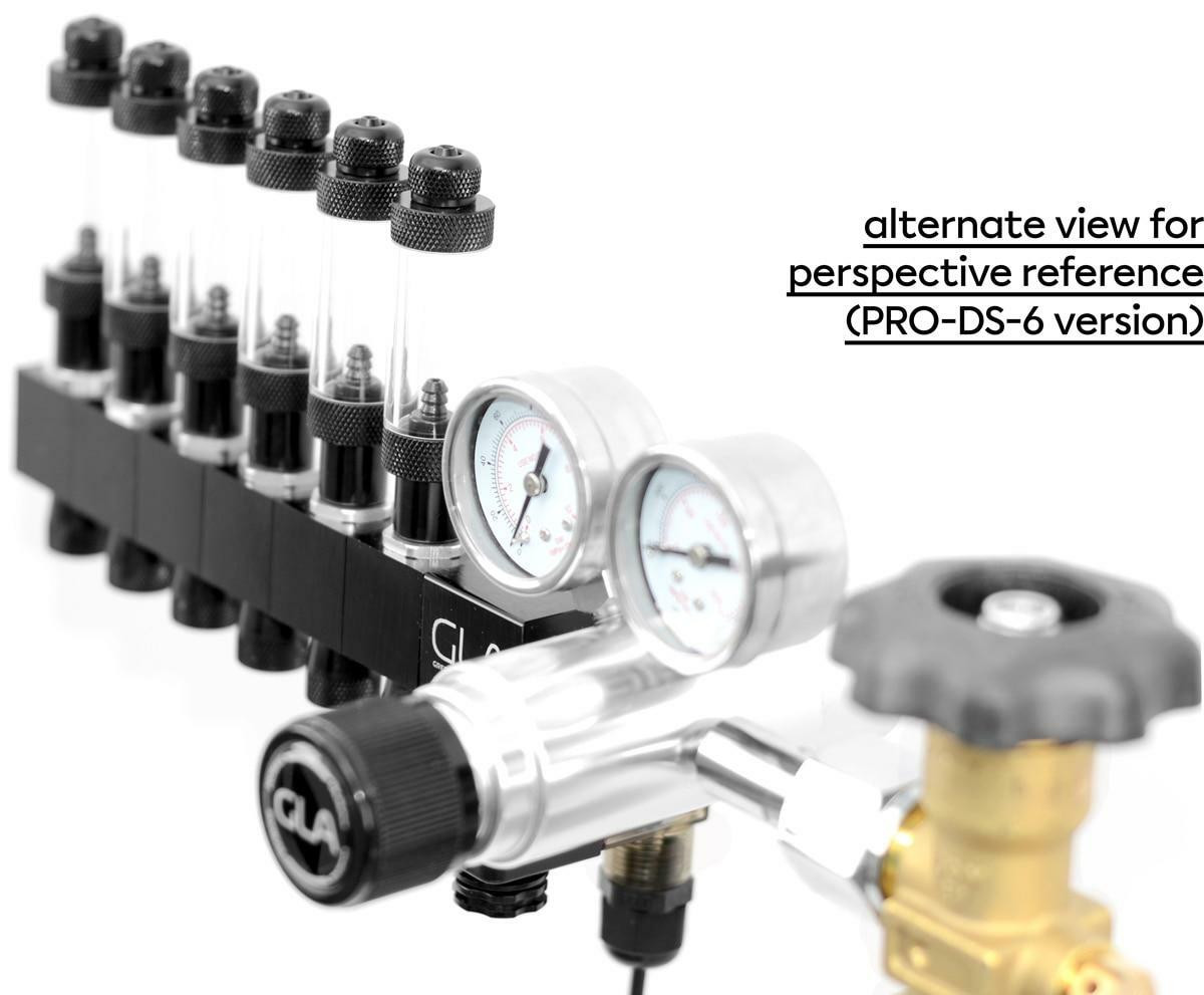 GLA PRO-DS-3 Dual Stage CO2 Regulator – 3 Aquarium CO2 Setup