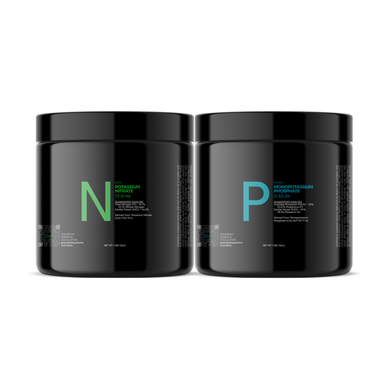 GLA Reef Tank Fertilizer Package (KNO3 & KH2PO4) - Jars