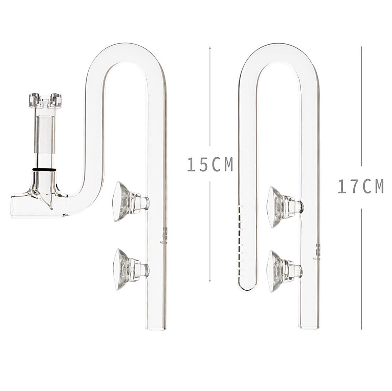 Aquarium Nano Pipe Set - Inflow & Outflow with Surface