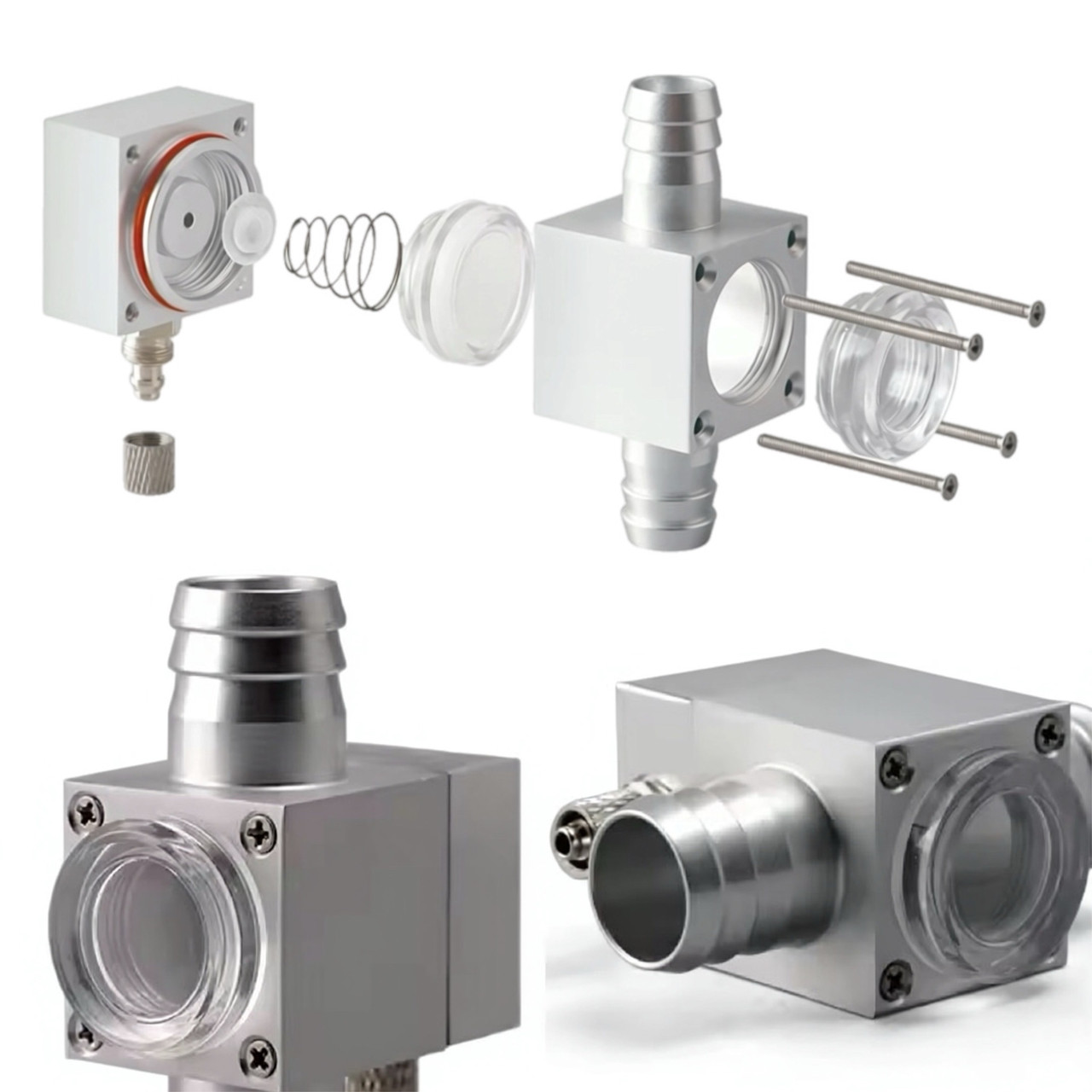 GLA External CO₂ Atomizer (Inline) | Filter Flow-Optimized CO₂ Diffusion