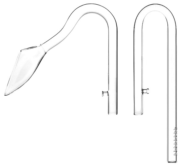 Nature Aquarium Glass Inflow & Outflow Lily Pipe Set (13mm)