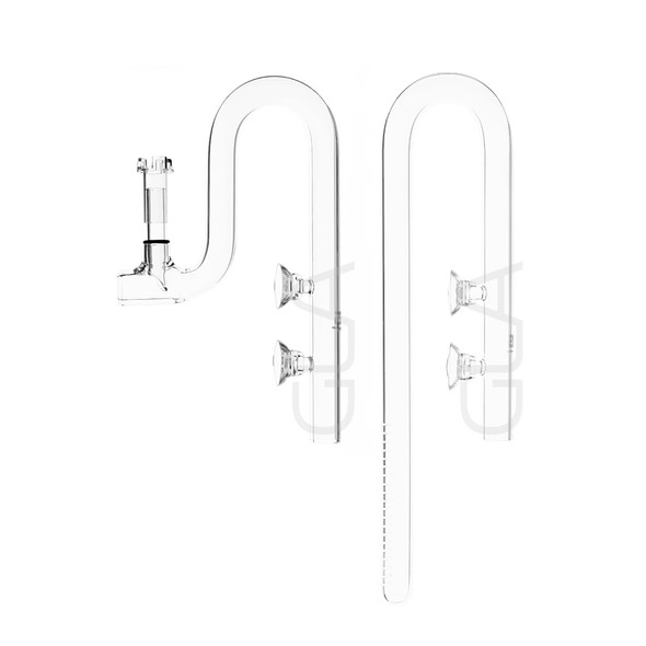 Nature Aquarium 13mm Glass Jet Pipe Set with Skimmer (13mm/Jet/Glass/23cm)