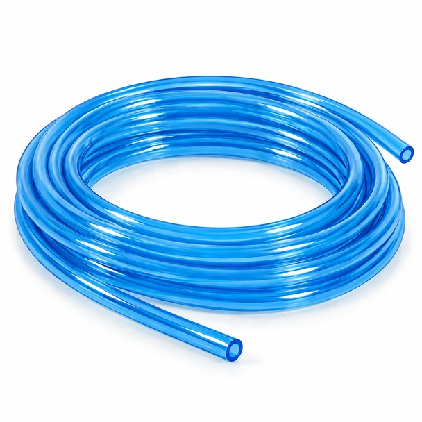 Transparent Blue CO2 Resistant Aquarium Tubing (10 feet)