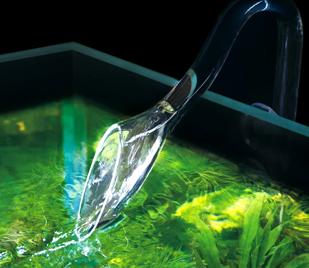 Ophelia 17mm Glass Lily Pipes Inflow Pipe With Surface