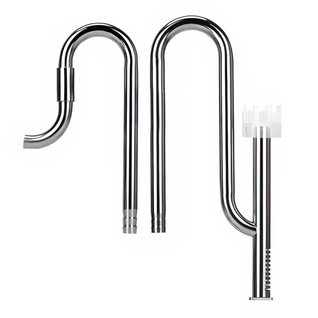 Stainless Steel Aquarium Lily Pipe Set - With Oil Skimmer