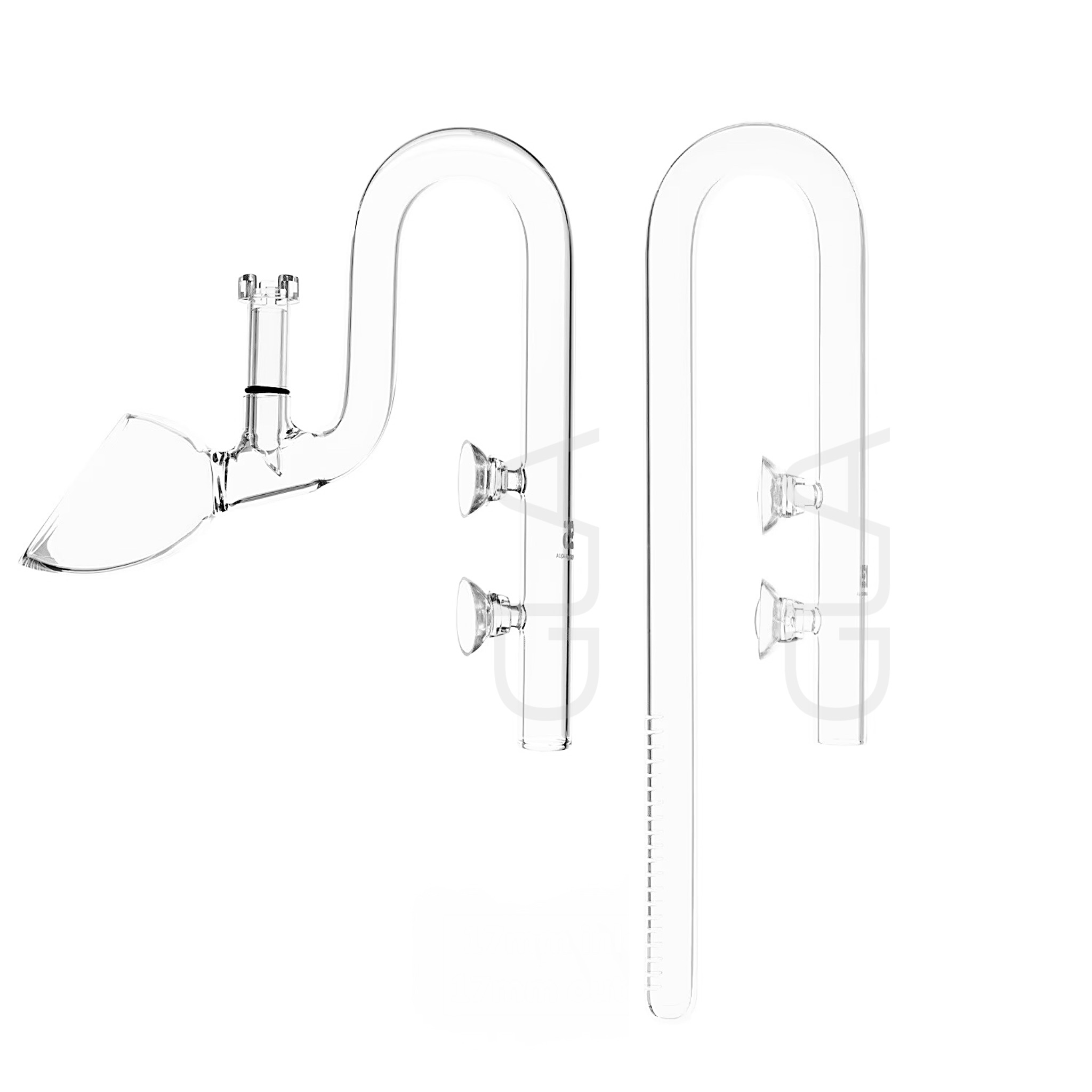 Nature Aquarium 17mm Glass Lily Pipe Set with Skimmer (17mm - Glass)
