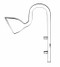Cal Aqua Labs Efflux F2 (13mm) Glass Outflow Lily Pipe