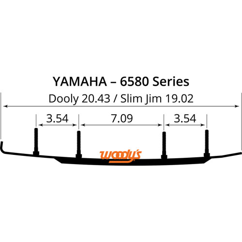 Woody's Slim Jim 2.0 - 8" Polaris S2Y8-6580-1