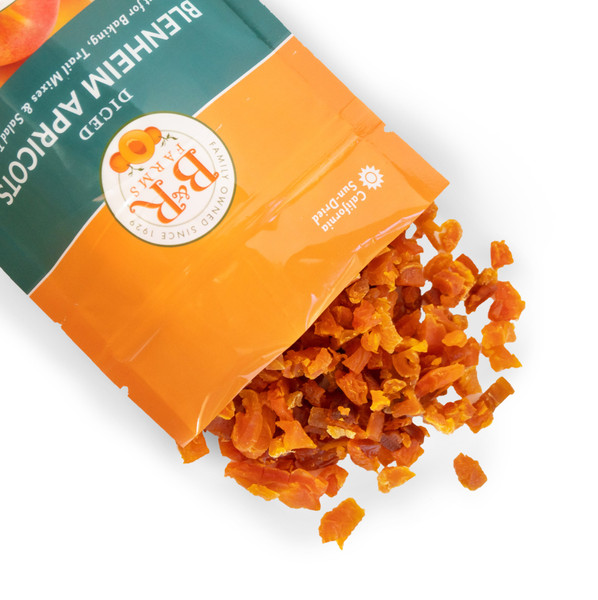 Unsulfured Diced & Whole Dried Blenheim Apricots for Sale, Buy