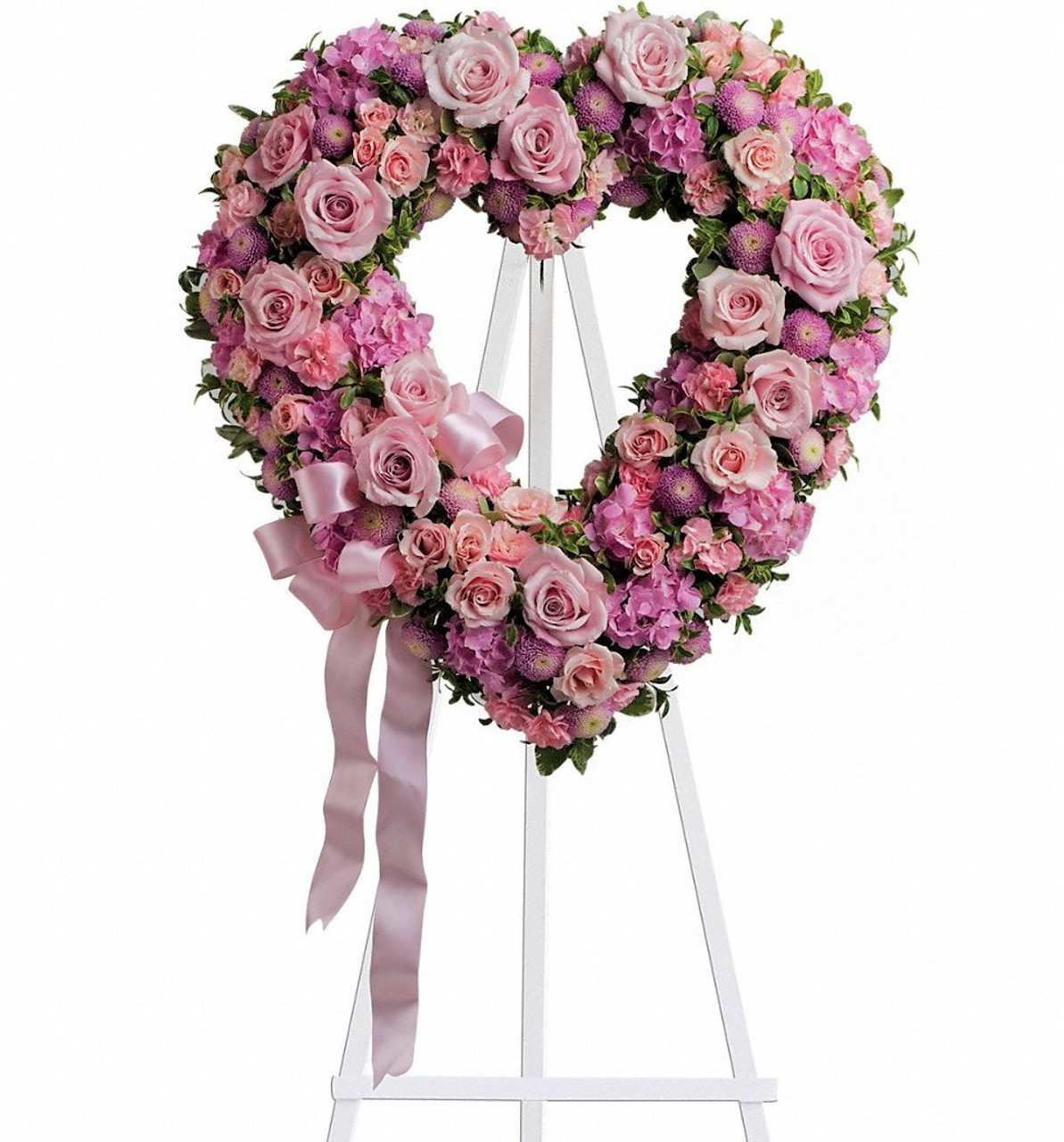Rose Heart Shaped Wreath ONLY $25!