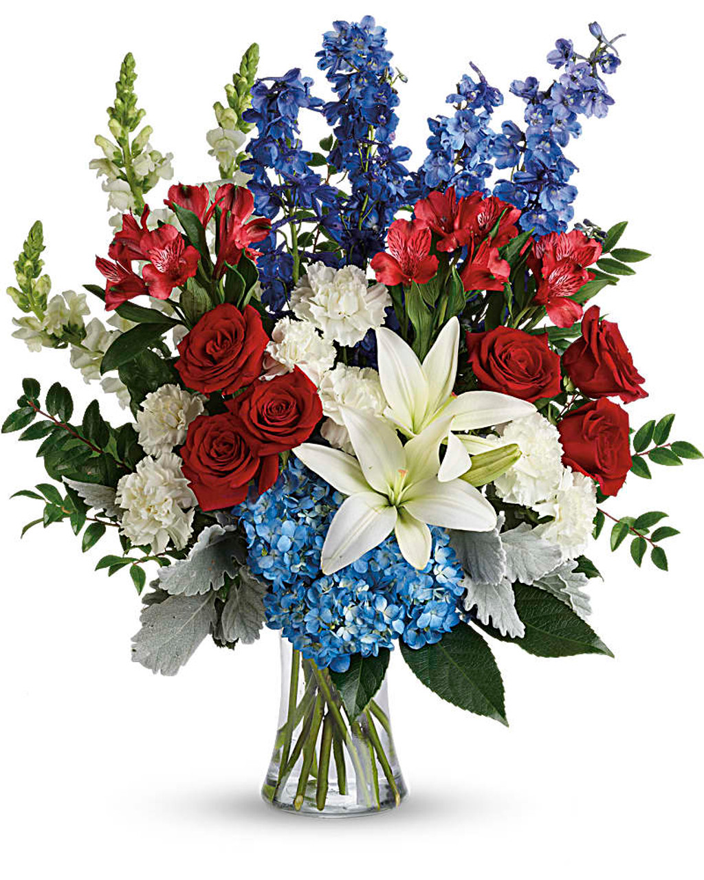 Thoughts of You Bouquet with Red Roses - Teleflora