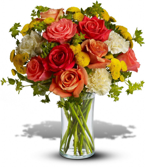 Like freshly squeezed lemonade on a hot sunny day, this bright and cheerful bouquet is a summer sensation.