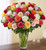 Four Dozen Long stem assorted roses in a stunning array