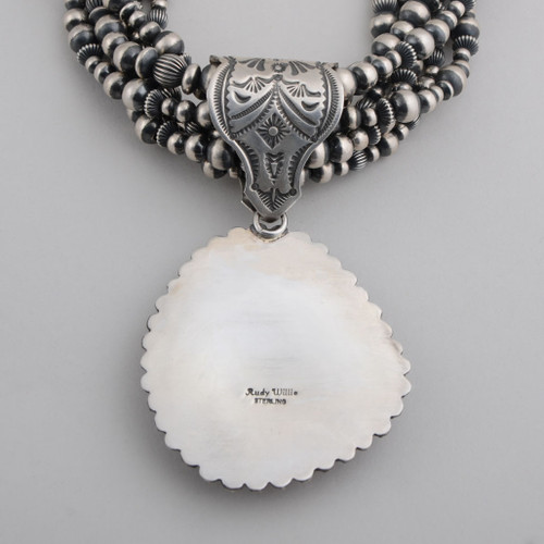 Spiny Oyster Shell necklace with pendant back