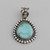 Sterling Silver Pendant with Royston Turquoise.