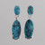 Turquoise Double Oval Earrings