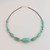 Stabilized Turquoise and Shell Necklace