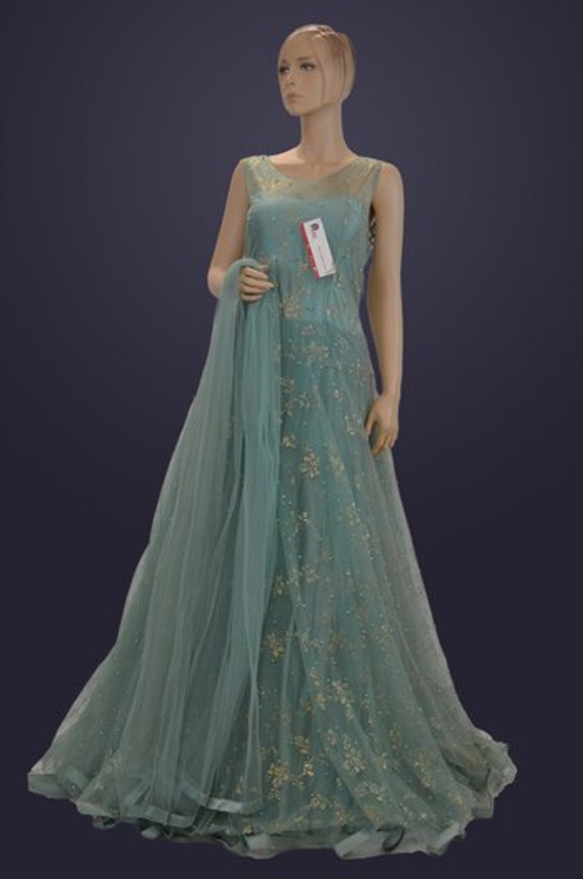 60s Sea Foam Green Prom Gown / Embellished Empire Bodice - Etsy