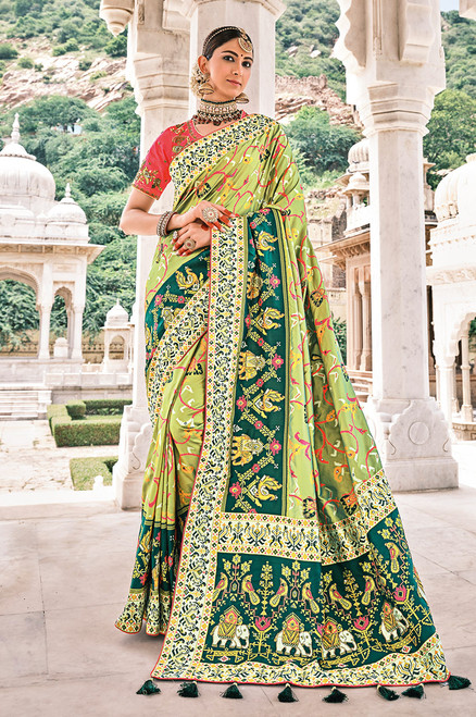 Buy a Stunning Engagement Saree Online Now