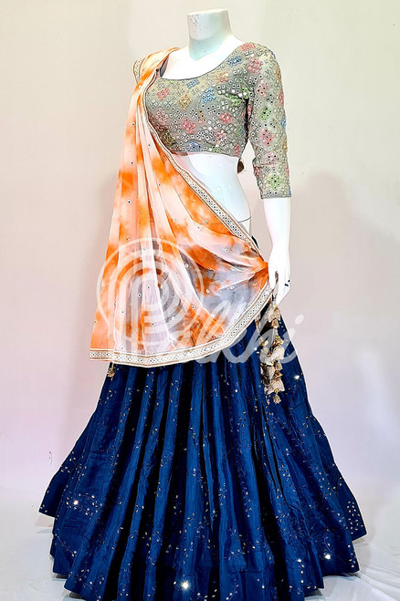 Stunning Blue Color Chaniya Choli (C0340)