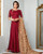 Maroon Gown Style Dress (D1018)