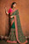 Green Color Kachhi Work Silk Saree (S0673)