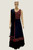 Black And Maroon Color Dress (D1306)