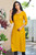 Yellow Color Dress  (D1330)