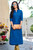 Blue Color Dress  (D1331)